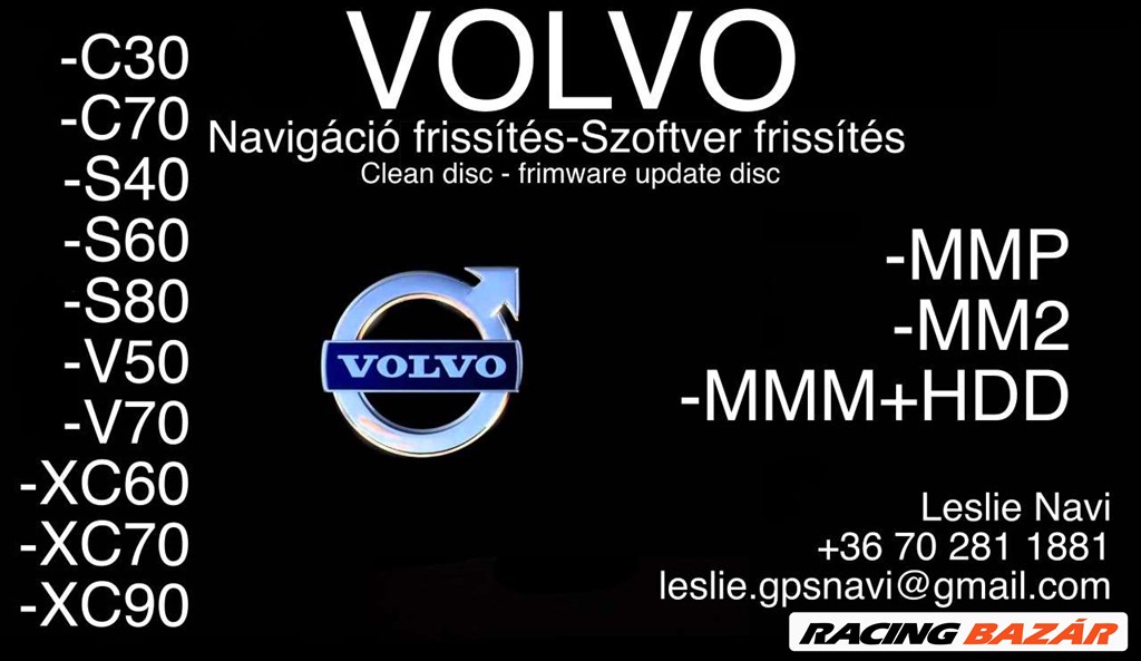 VOLVO MMM P2001 Navigációs frissítés DVD 5. kép