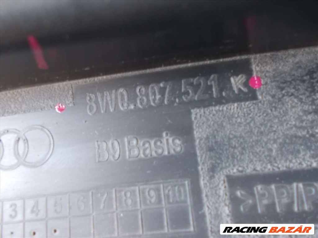 AUDI A4 hátsó lökhárító szegély 2017-2020 8w0807521k 6. kép