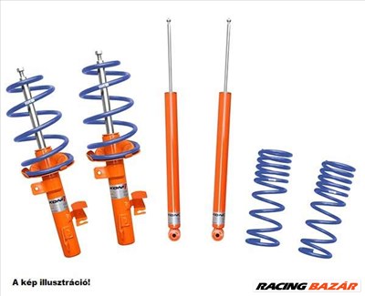 Koni Volvo S70, kivéve 4WD, T5-R, szintszabályzós, 1997-1999-ig, (első tengely terhelés 1019kg alatt), STR.T Kit, -30/30mm-es Fix magasságú futómű