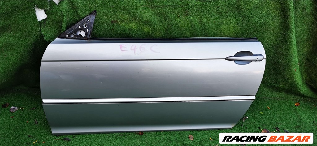 BMW 3-as sorozat E46 coupe bal első ajtó és részei zár kilincs ablakemelő üveg 1. kép