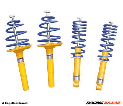 Koni Seat Cordoba, 1.8T, 1.9SDi, 1.9TDi, 1999.08-2002.04-ig, állítható keménységű, -30/30mm-es fix magasságú futómű