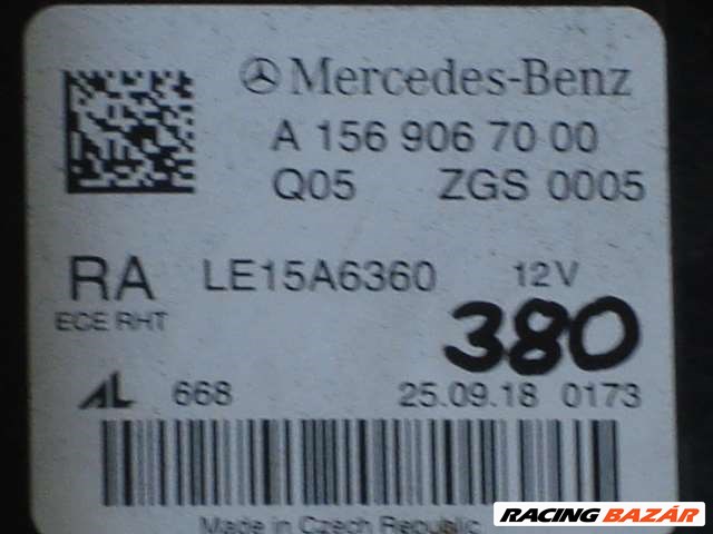 Mercedes GLA-Classe  W156 Full Led jobb első fényszóró A1569067000 5. kép