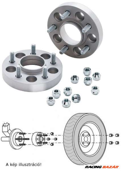 Eibach Chrysler Jeep Patriot (Typ: PK), 5x114,3-as, 30mm-es nyomtávszélesítő 1. kép