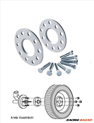 Eibach Mazda 3 (Typ: BK), 2003.10-től, 5x114,3-as, 5mm-es nyomtávszélesítő