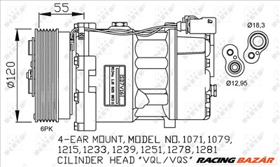 NRF 32206G Klímakompresszor