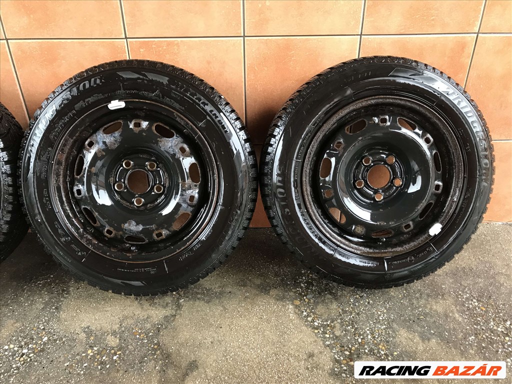  VW POLO 14" LEMEZFELNI 5X100 TÉLI 165/70R14 GUMIVAL OLCSÓN!!!! 3. kép