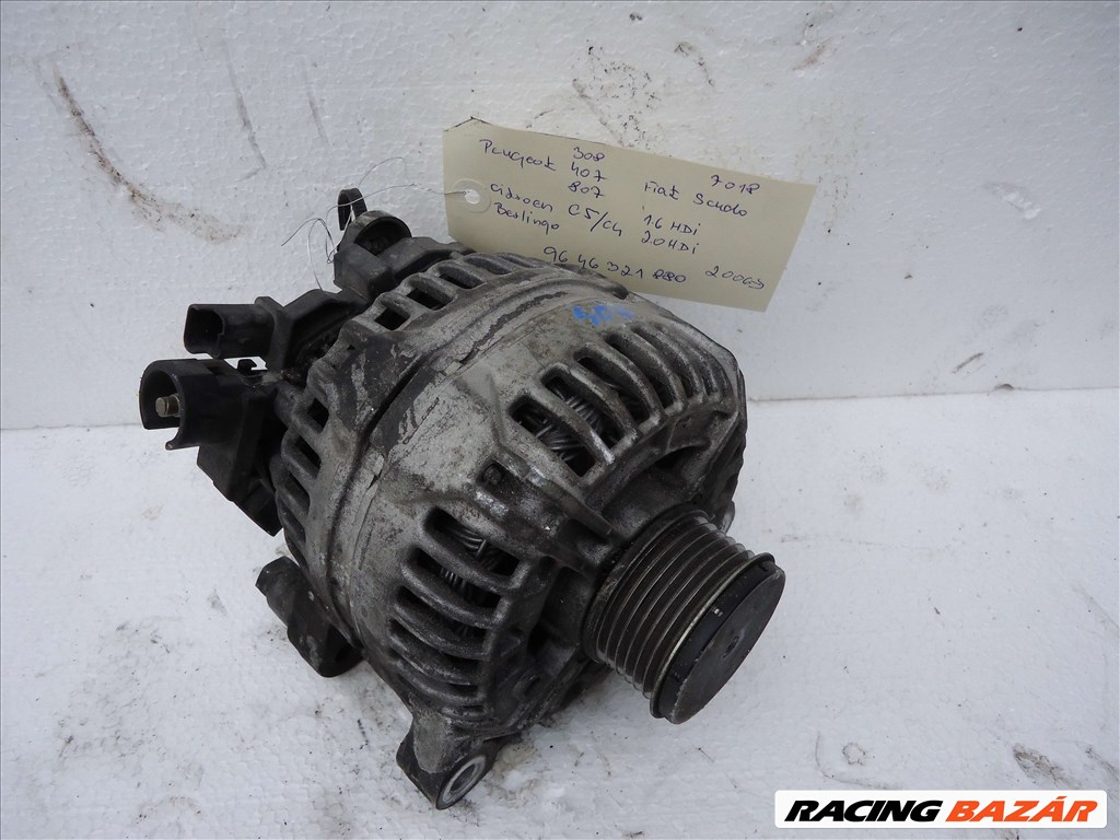 Citroën C5 , C4  1.6HDi-2.0HDi generátor  9646321880 1. kép