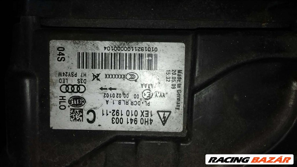 Audi A8 (D4 - 4H) Xenonfényszoró 4ho941003c 2. kép