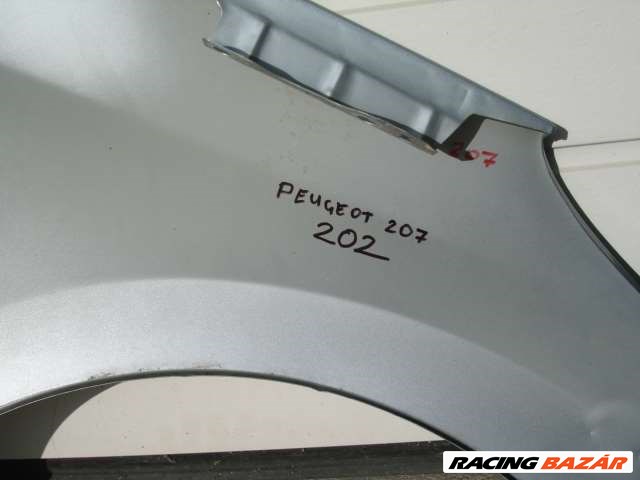 Peugeot 207 bal első sárvédő 2006-2013-ig  5. kép