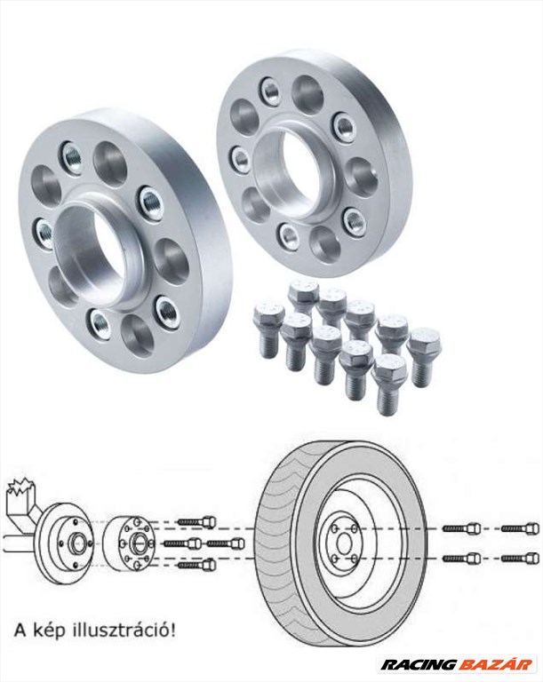 Eibach Mercedes W166 GLE, 2015.04-től, 5x112-es, 30mm-es nyomtávszélesítő 1. kép