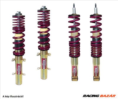 Vogtland Seat Leon (Typ: 1P), 2005.09-től, 50mm szárátmérő, (első tengely terhelés 1061-1170kg) állítható magasságú futómű