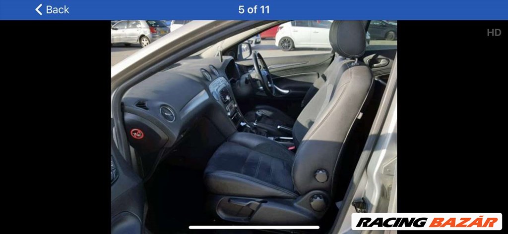 Ford mondeo alcantara ülés félbőr ülésszett fűthető mk4 2007-2014 gyári kombi sedan 5ajtós  7. kép