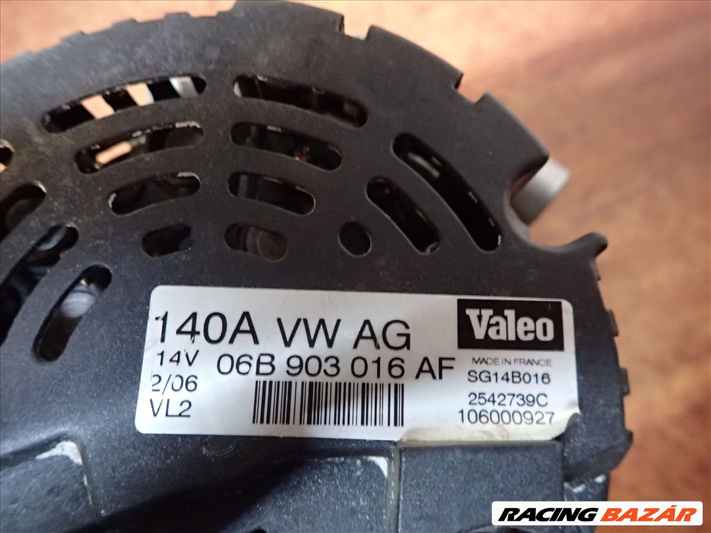 Audi-Vw-Skoda-Seat 140A Valeo generátor 06B903016AF 06B903016AB 2. kép