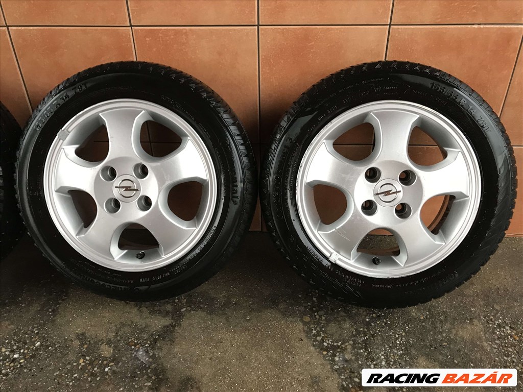  OPEL CORSA 14" ALUFELNI 4X100 NYÁROI 165/65R14 GUMIVAL OLCSÓN!!!! 3. kép