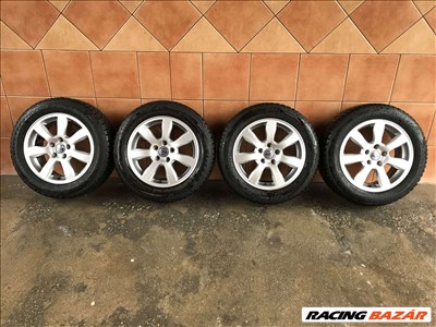  VOLVO 16" ALUFELNI 5X108 TÉLI 215/55R16 GUMIVAL OLCSÓN!!!