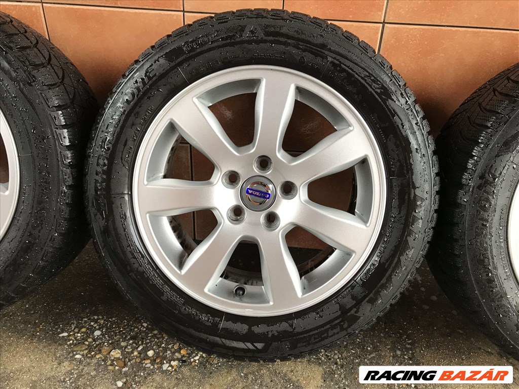  VOLVO 16" ALUFELNI 5X108 TÉLI 215/55R16 GUMIVAL OLCSÓN!!! 4. kép