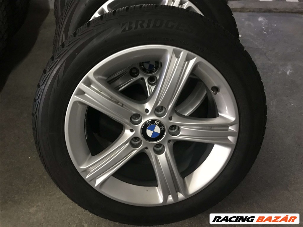 BMW F30 F31 4Er F36 gyári Styling 393 7,5X17-es 5X120-as ET37-es könnyűfém felni garnítúra eladó 4. kép