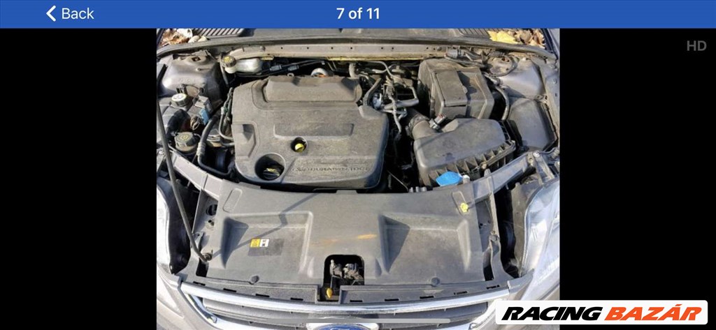 Ford mondeo motor komplett 2.0 tdci euro5 140le 163le facelift mk4 gyári  1. kép