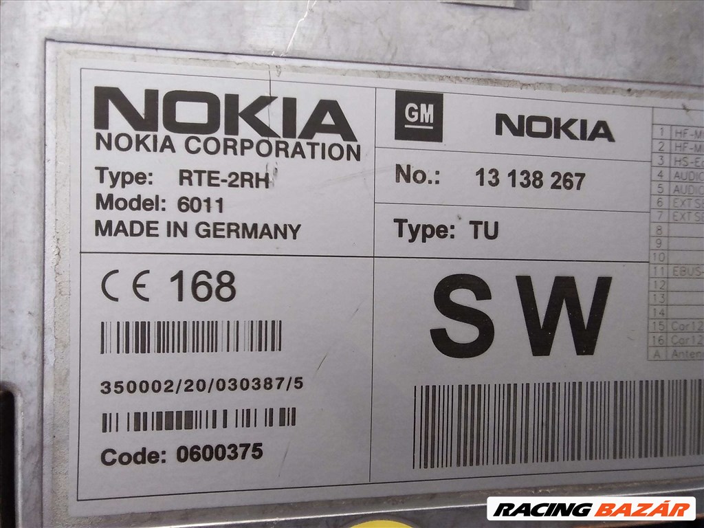 Opel navigációs rendszer Nokia 2. kép