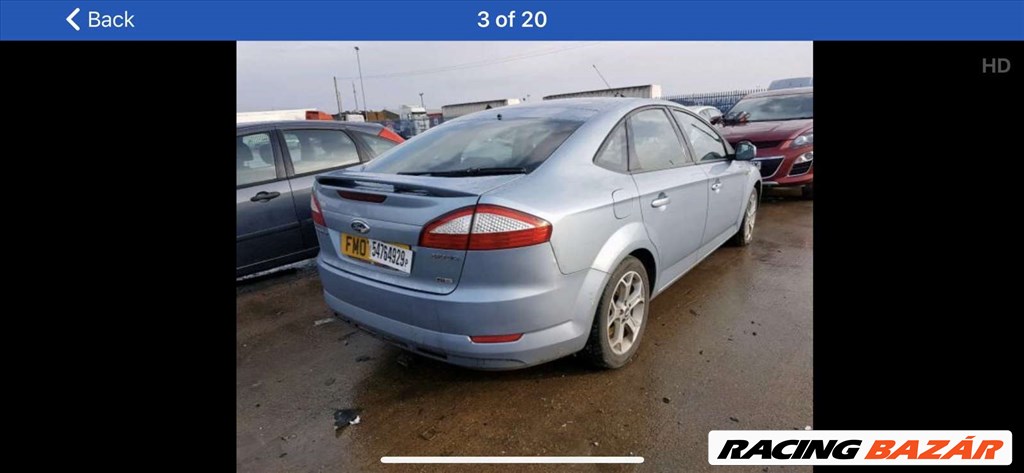 Ford mondeo lökhárító első hátsó / motorháztető géptető homlokfal zárhíd csomagtér ajtó 4. kép