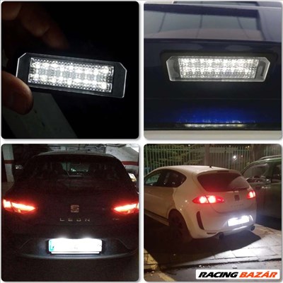 2 x 18 LED rendszámtábla világítás Seat Altea Exeo Ibiza 6J Leon 1P