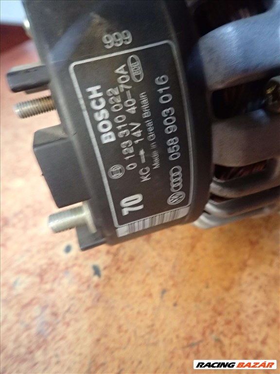 Audi-Vw-Skoda 70A Bosch generátor 058903016 058903018 2. kép