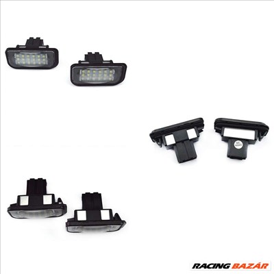 2 x 18 LED rendszámtábla világítás Mercedes W203 W211 W219 E 
