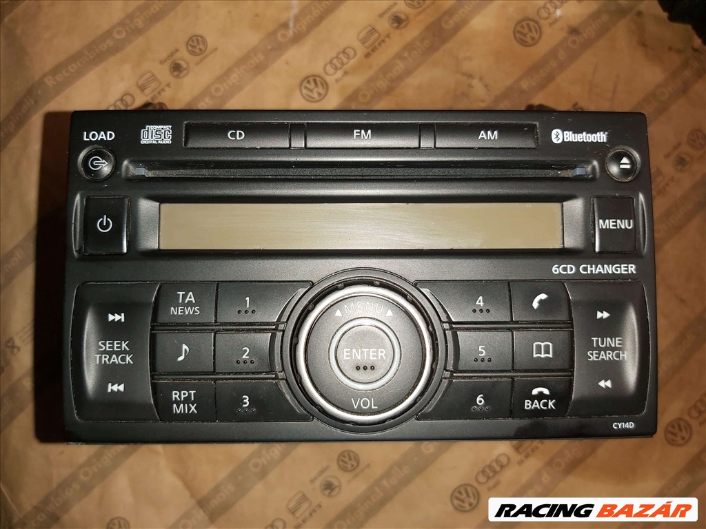 Nissan Navara D40 2.5 dCi Rádió Autórádió CD Bluetooth 28185-EB45B PN-2804N 1. kép