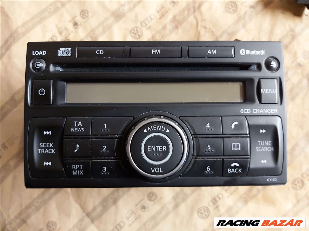 Nissan Navara D40 2.5 dCi Rádió Autórádió CD Bluetooth 28185-EB45B PN-2804N 2. kép
