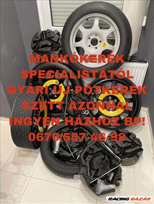 Mercedes S-osztály ÚJ MANKÓKERÉK PÓTKERÉK EMELŐ SZETT KERÉKKULCS VONTATÓSZEM 