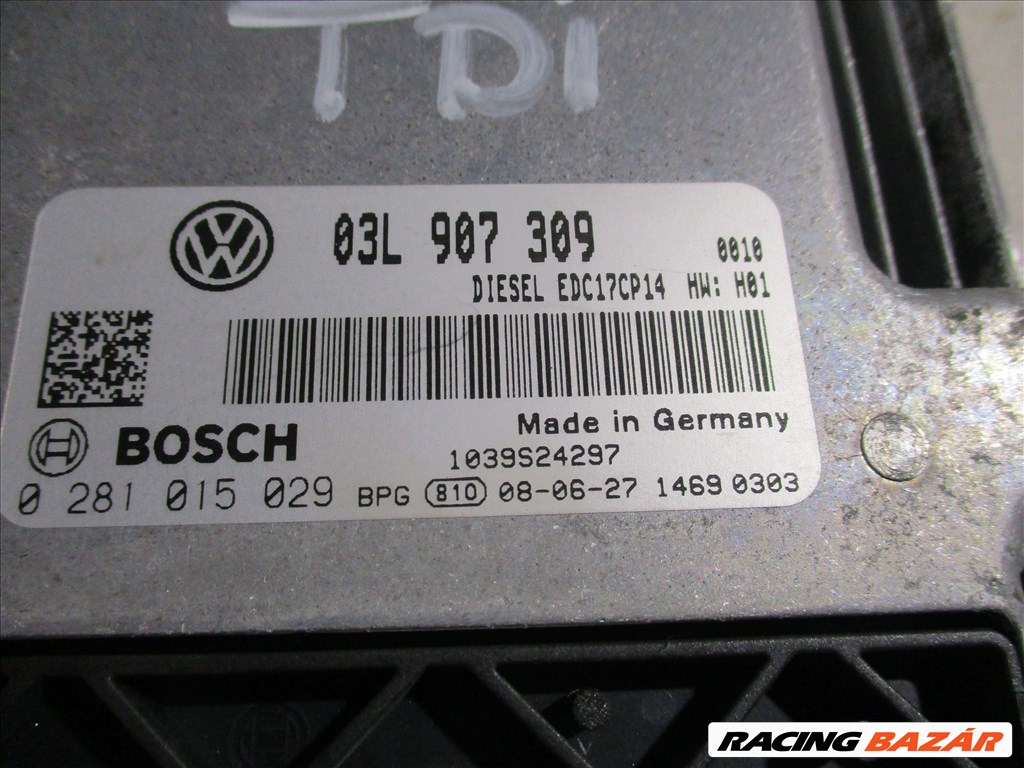 Volkswagen Passat VI motorvezérlő elektronika 2.0crtdi 140le CBAB 03L907309 2. kép