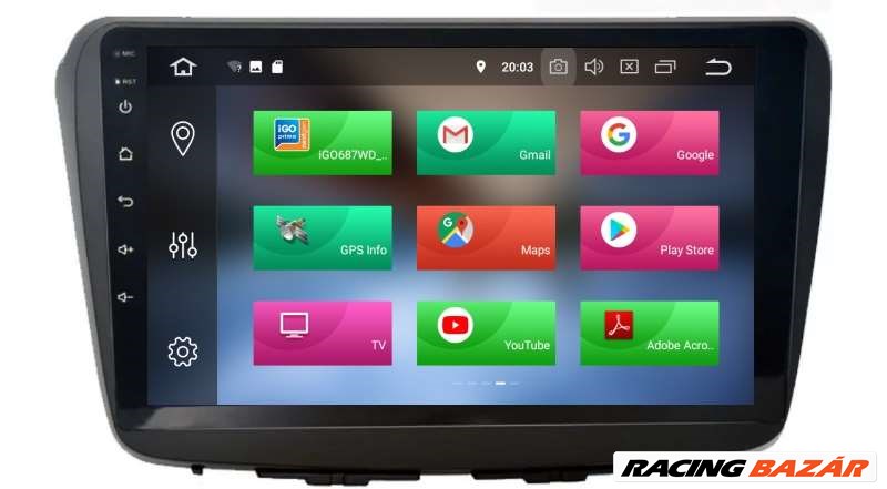 Suzuki Baleno Android Multimédia, GPS, Wifi, Bluetooth, Tolatókamerával 5. kép