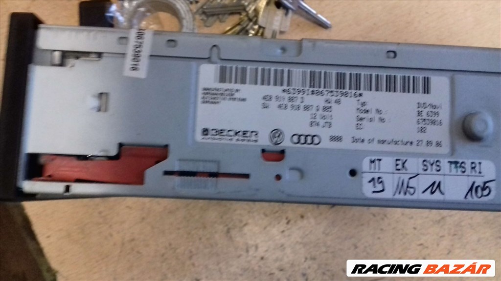 Audi Q7 (4L) 3.0 TDI quattro Q7.Navi-DVD olvasó 4eo919887d 3. kép