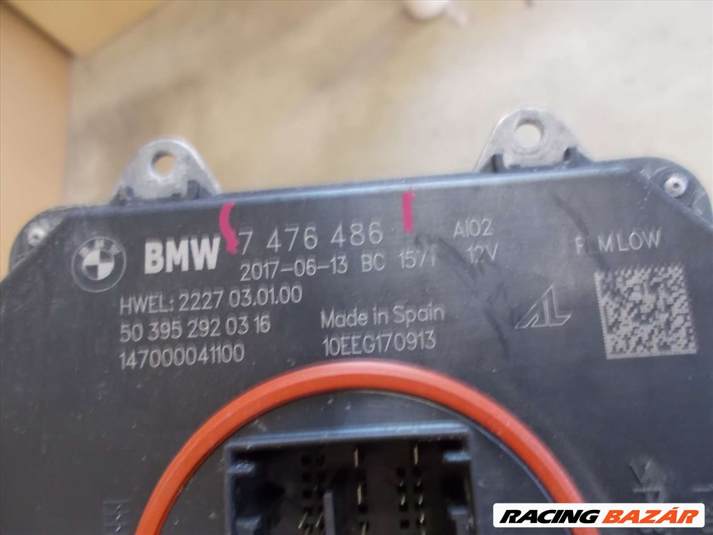 BMW 5-ÖS G30 G31 6-OS G32 LED vezérlő 2017-2021 7476486 3. kép