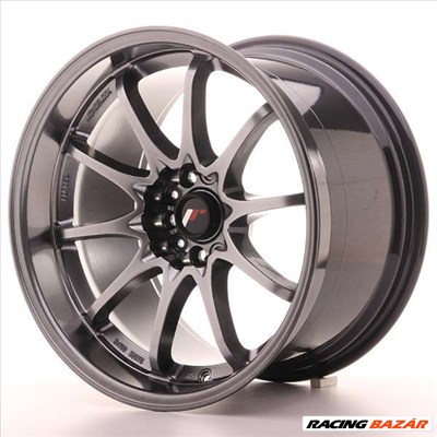 Japan Racing JR5, 10,5x18, 5x114, ET12, hyper fekete 18 coll-os alufelni
