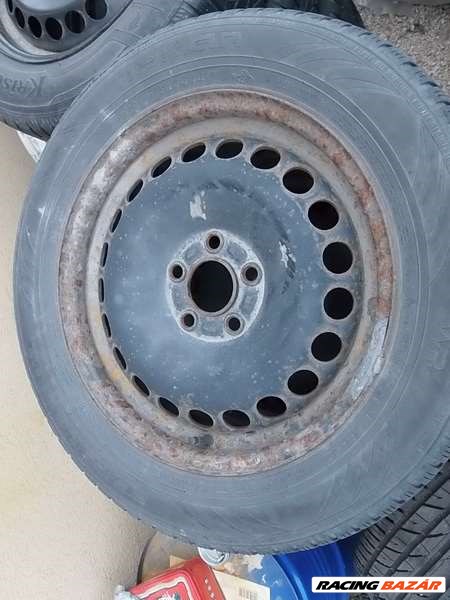 Ford Mondeo 5x108-as 6,5x16 használt lemezfelni, rajta 215/55 újszerű Nokian téli gumi sxx4 1. kép