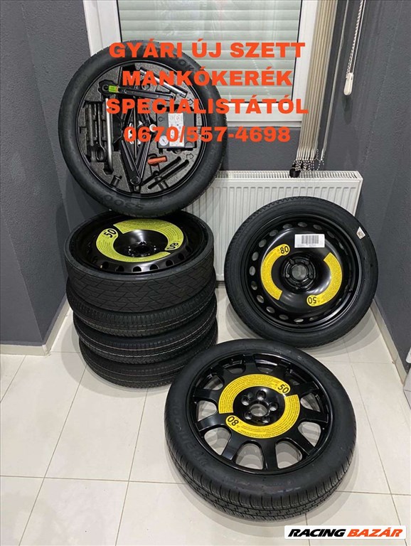 Audi A4 (B9) -, Audi A4 (B8 - 8K) 18” 19” 20” COLLOS GYÁRI ÚJ MANKÓKERÉK PÓTKERÉK SZÜKSÉGKERÉK SZETT 1. kép