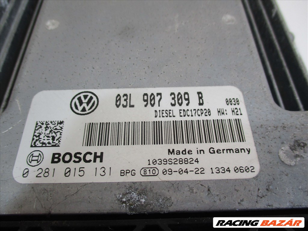 Volkswagen Passat VI motorelektronika 2.0TDI 03L907309B 2. kép