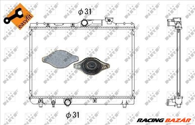 NRF 53339 Hűtőradiátor