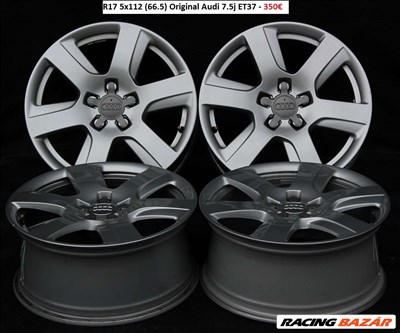 R17 5x112 (66.5) Original Audi 7.5j ET37 