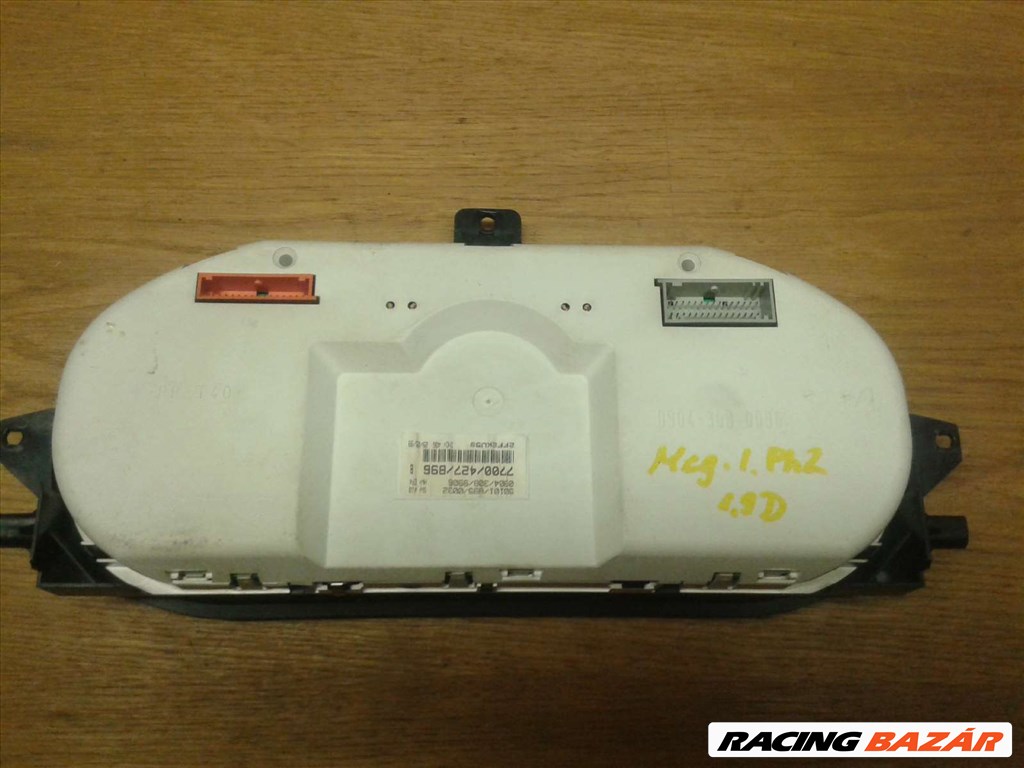 Renault Megane I  dízel műszercsoport / km óra 7700427896 B 7700427896B 2. kép