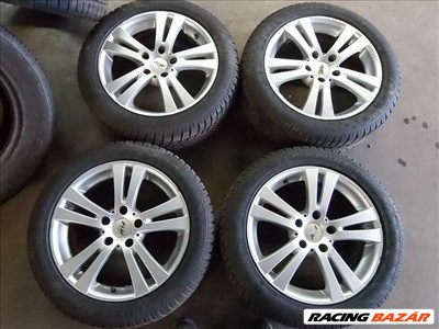  BMW/Vw T5 5x120 7,5x17 használt PLW alufelni, 225/50 újszerű Dunlop téli gumi sxx4