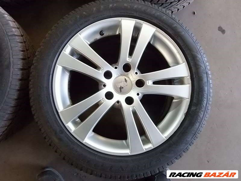  BMW/Vw T5 5x120 7,5x17 használt PLW alufelni, 225/50 újszerű Dunlop téli gumi sxx4 3. kép