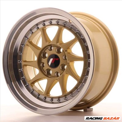 Japan Racing JR26, 8x16, 4x100/108, ET25, arany 16 coll-os alufelni