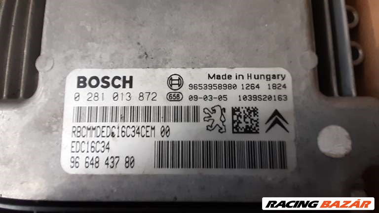 Citroën C3 Picasso gyújtás kulcs BSI motorvezérlő elektronika ajtó dugózár 9664843780 9664843780966498318 281013872 2. kép