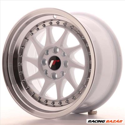 Japan Racing JR26, 9x16, 4x100/108, ET20, fehér 16 coll-os alufelni