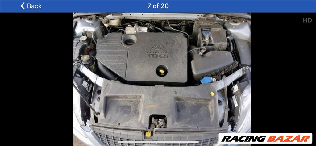 Ford Mondeo 1.8 tdci 125LE 2009es mk4 (4th gen) bontott alkatrészei motor váltó porlasztó  5. kép