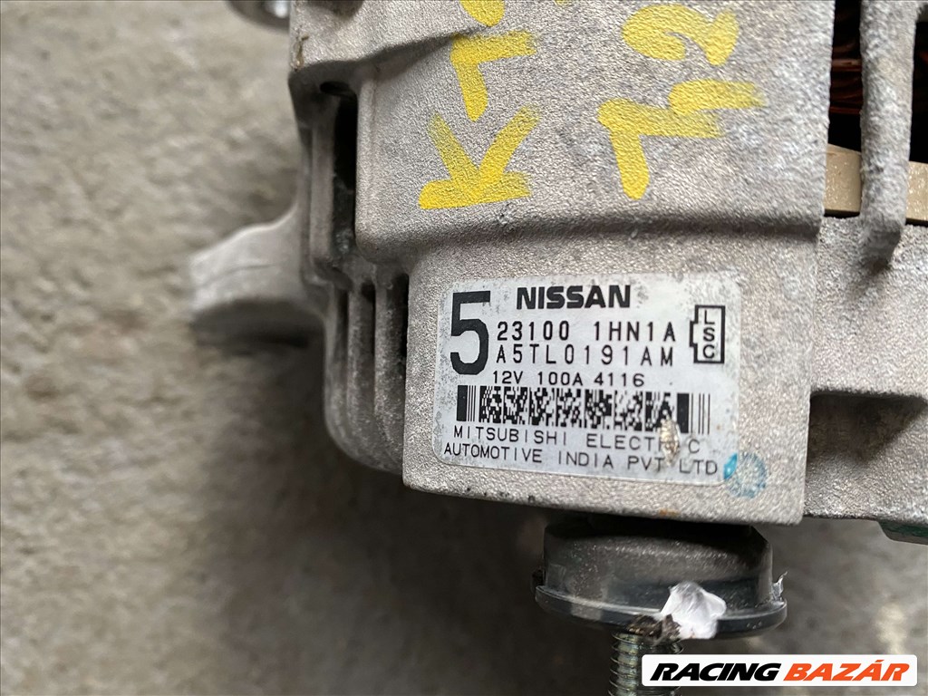 Nissan Micra k-13 1.2 benzin 10-17 generátor  231001HN1A 3. kép