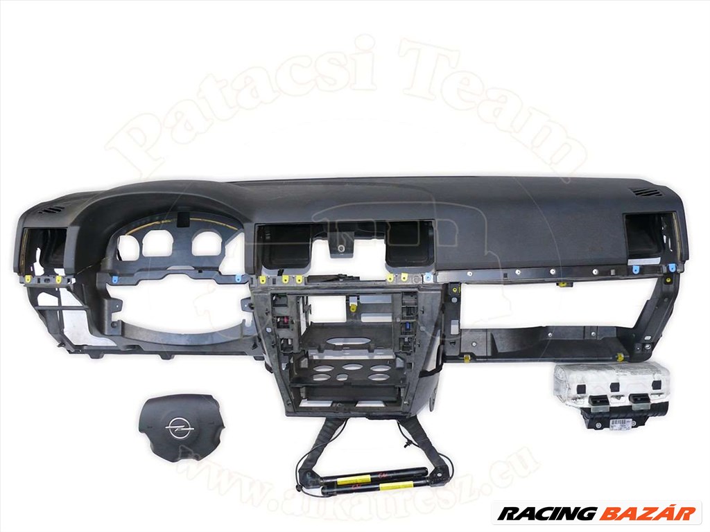 Opel Signum 2002-2007 - légzsák szett, műszerfallal, övfeszítőkkel, dupla légzsákhoz, 4küllős kormányhoz, 03-05 1. kép