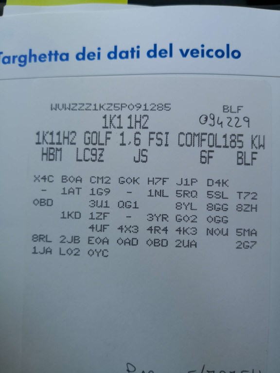 Volkswagen Golf V 1.6 FSI Vw golf 5 1.6Fsi motor BLF 094 229 kóddal, 160.000Km-el eladó 2. kép